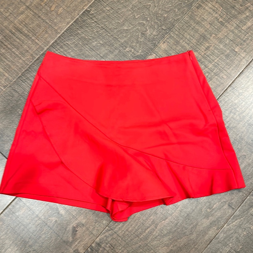 Zara Red Mini Skort